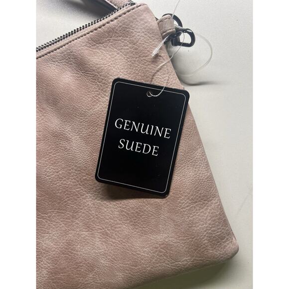 Steve Madden Blush Clutch Genuine Suede NWT‎ - Picture 8 of 9